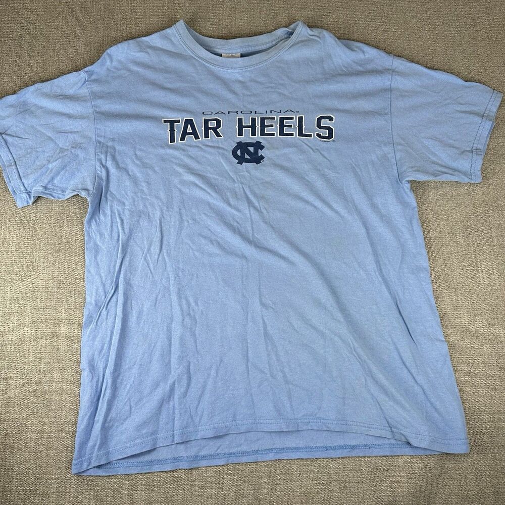 Vintage UNC Tar Heels T Shirt Mens L Carolina Blue University North Carolina